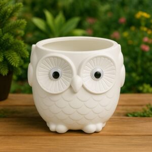 Owl Shaped Plastic Pots